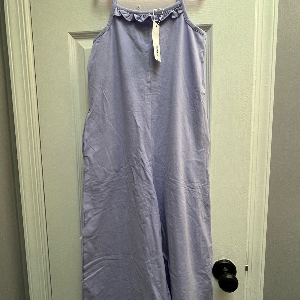 Janie and Jack Lavender Halter Jumpsuit